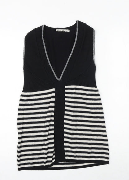 Womens UK Size S Kookai Black Basic Tank