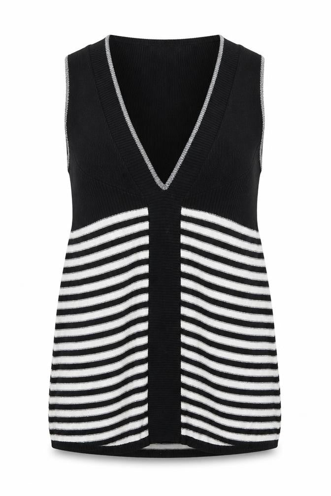 Womens UK Size S Kookai Black Basic Tank