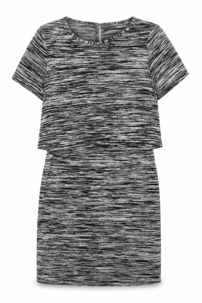 New Look Womens Grey Viscose A-Line Size 8 Round Neck Pullover