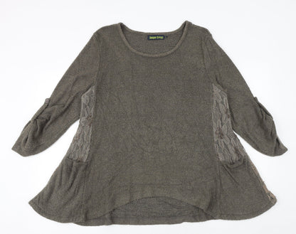 Womens UK Size M Sugar Crisp Green Pullover Jumper