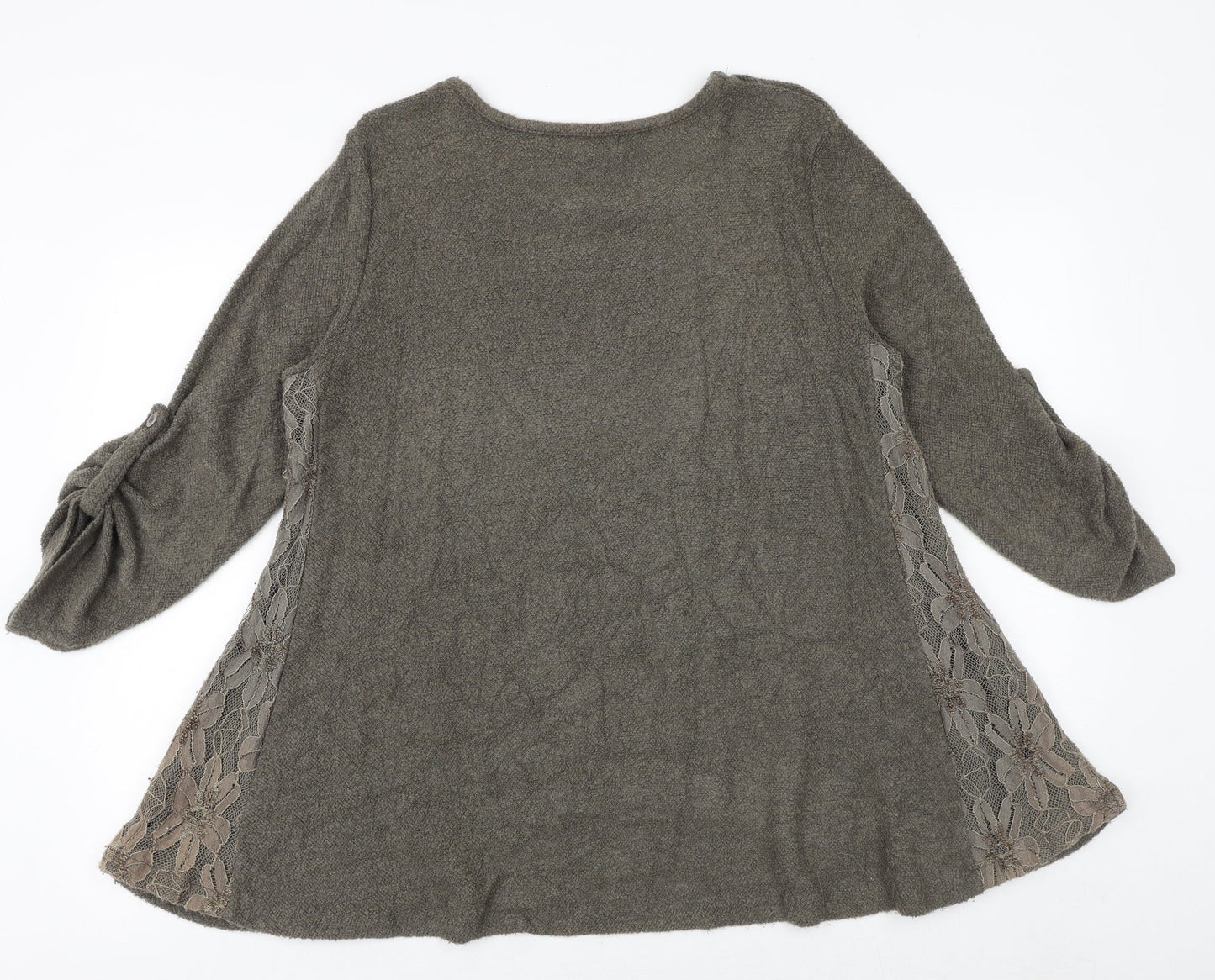 Womens UK Size M Sugar Crisp Green Pullover Jumper