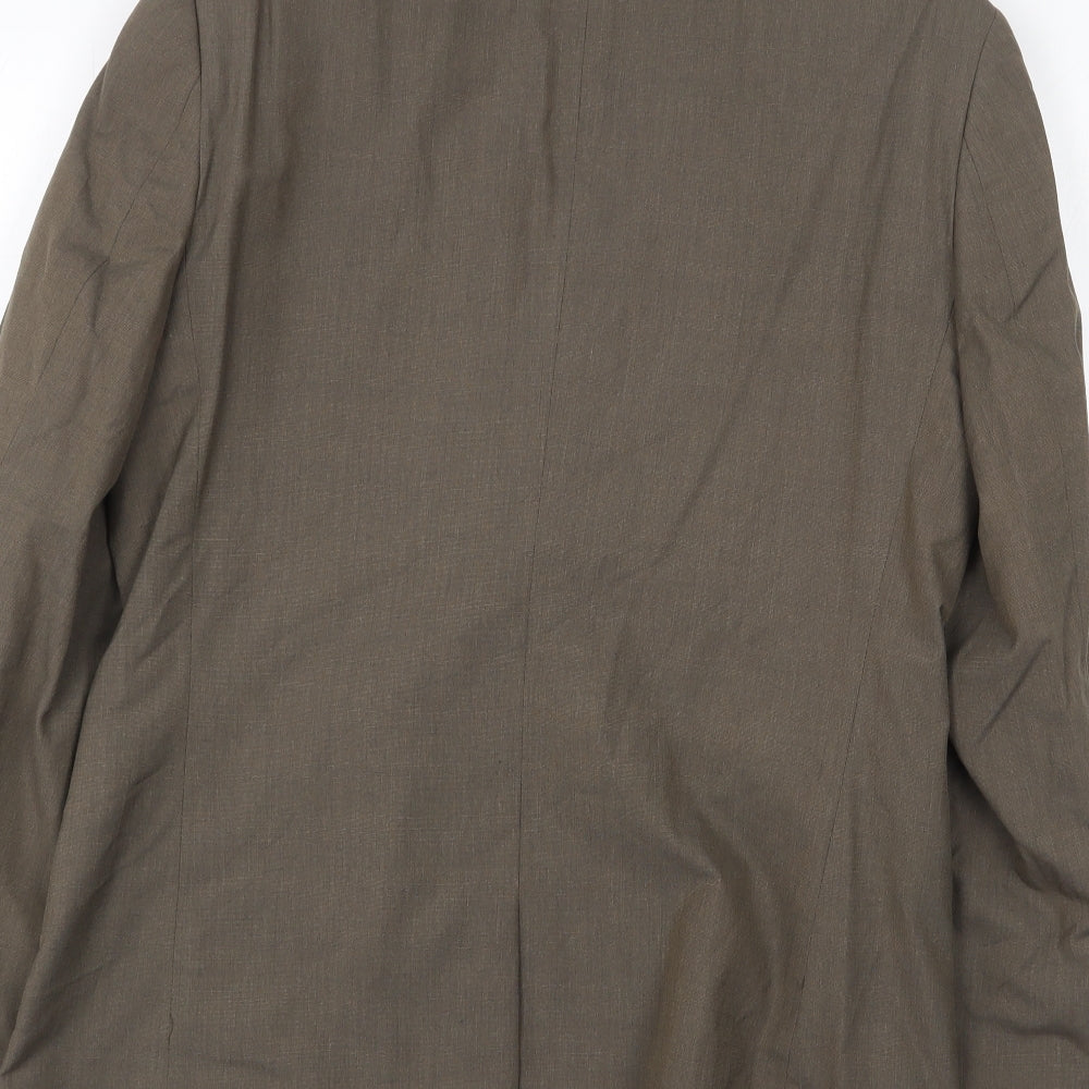 ASOS Mens Grey Polyester Jacket Suit Jacket Size 40 Regular