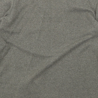 BHS Womens Green V-Neck Polyester Pullover Jumper Size 14