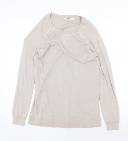 Womens UK Size M Oasis Grey Pullover Jumper