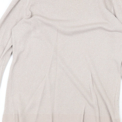 Womens UK Size M Oasis Grey Pullover Jumper