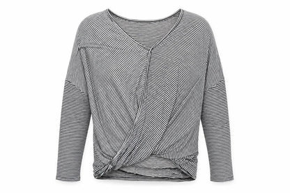 Womens UK Size S Ginger G Black Basic T-Shirt