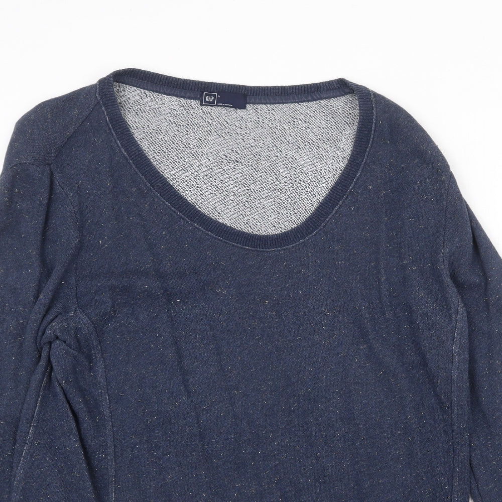Mens UK Size L Gap Blue Pullover Sweatshirt