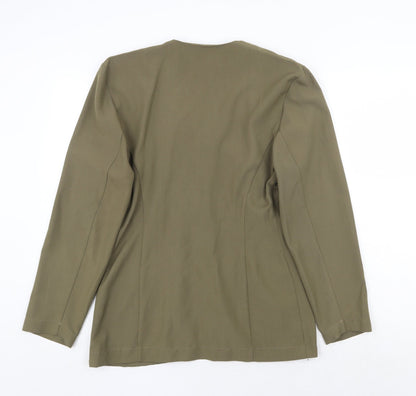 Womens UK Size 12 Gallery Green Jacket