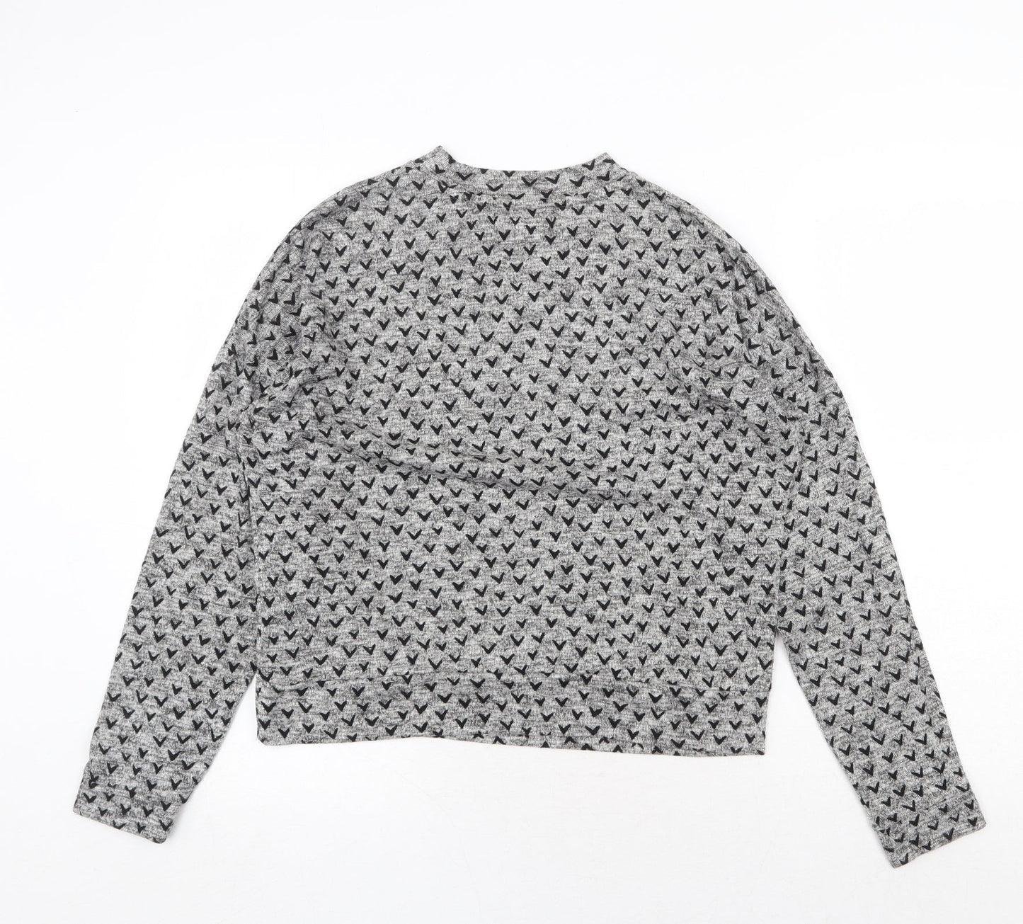 Womens UK Size 10 NEXT Grey Pullover Jumper