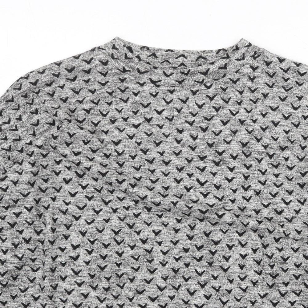 Womens UK Size 10 NEXT Grey Pullover Jumper