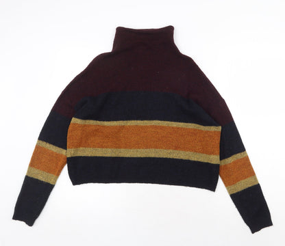 Womens UK Size S New Look Multicoloured Pullover Jumper