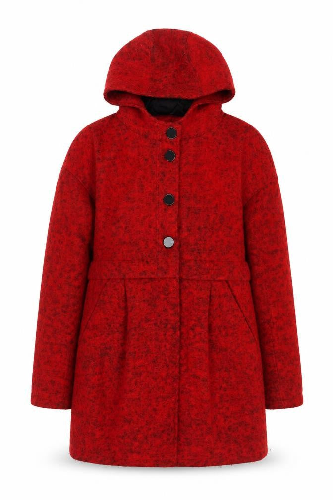 Womens UK Size 10 ASOS Red Pea Coat