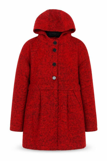 Womens UK Size 10 ASOS Red Pea Coat