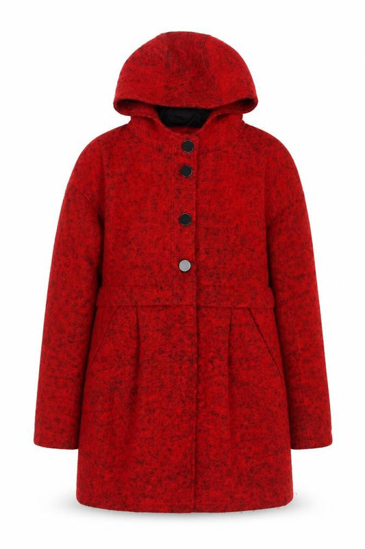 Womens UK Size 10 ASOS Red Pea Coat
