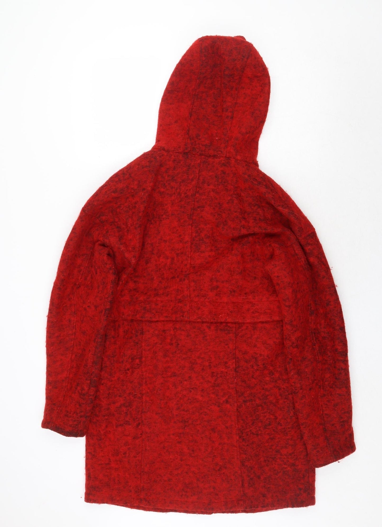 Womens UK Size 10 ASOS Red Pea Coat