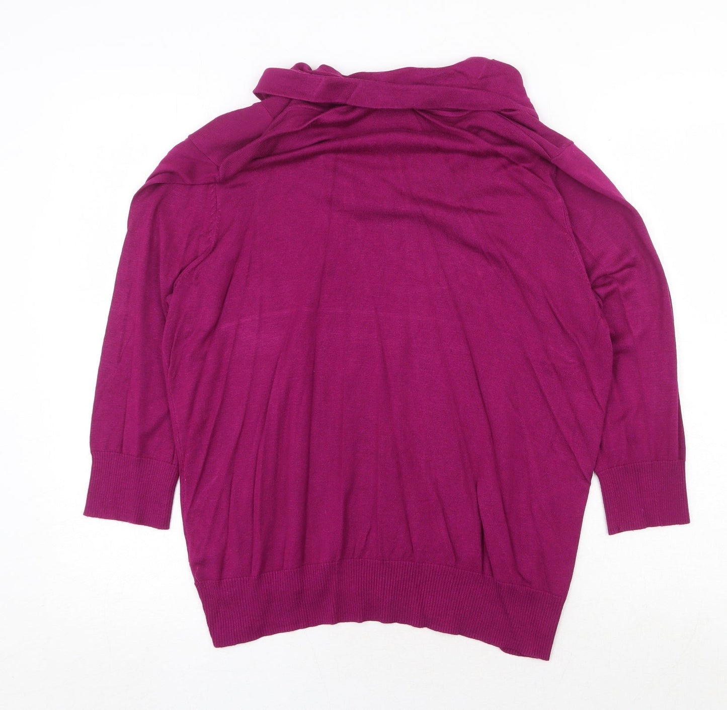 Womens UK Size L Bonmarché Purple Pullover Jumper