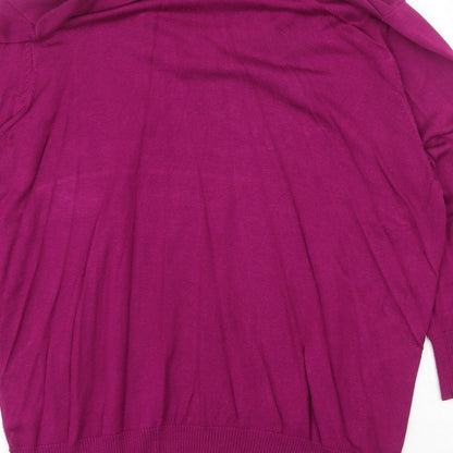 Womens UK Size L Bonmarché Purple Pullover Jumper