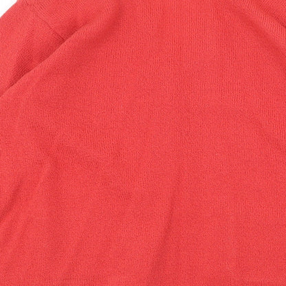Womens UK Size M Akal Collection Orange Cardigan Jumper