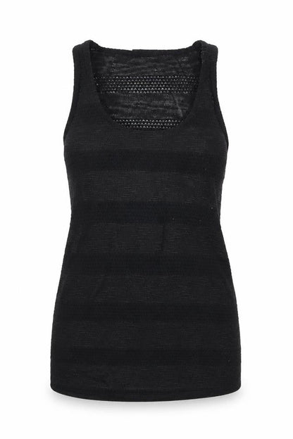 Womens UK Size 8 Topshop Black Basic Tank