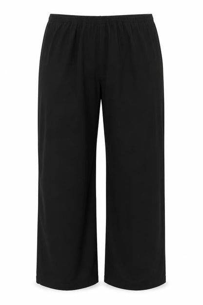 Womens UK Size 12 EWM Regular Fit  Black Trousers