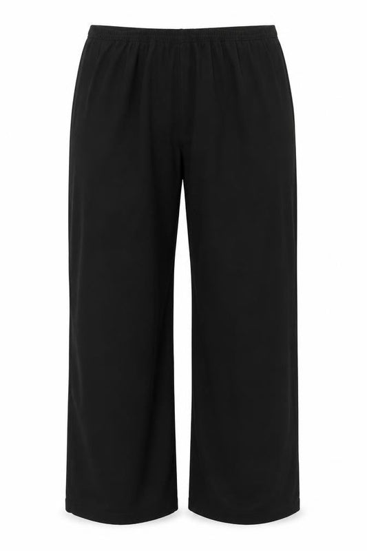 Womens UK Size 12 EWM Regular Fit  Black Trousers