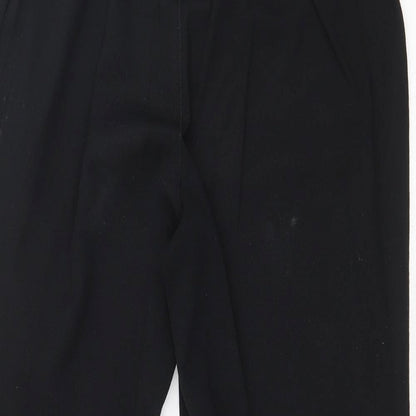 Womens UK Size 12 EWM Regular Fit  Black Trousers