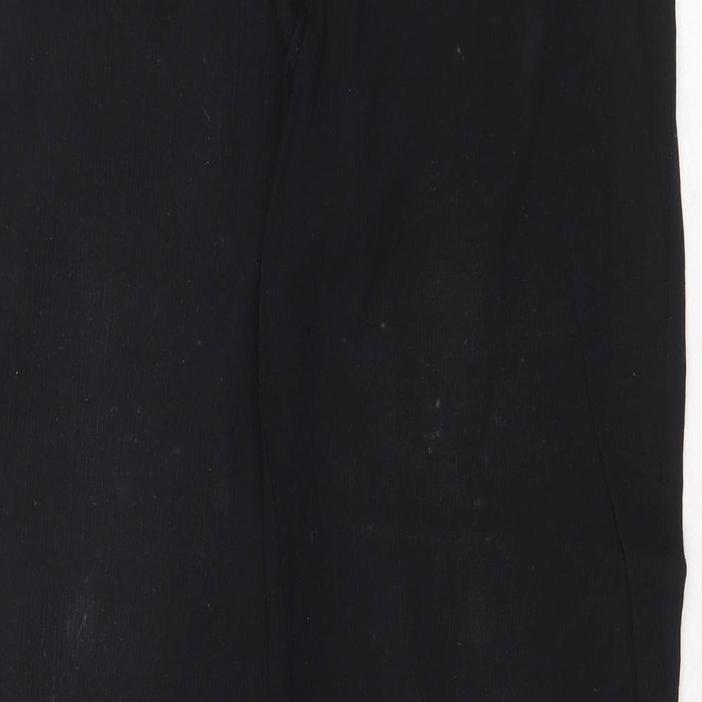 Womens UK Size 12 EWM Regular Fit  Black Trousers