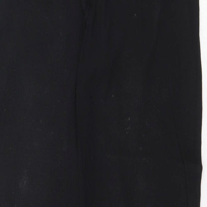 Womens UK Size 12 EWM Regular Fit  Black Trousers