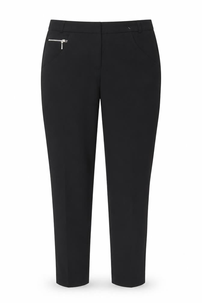 Womens UK Size 8 Select Regular Fit Capri Black Trousers