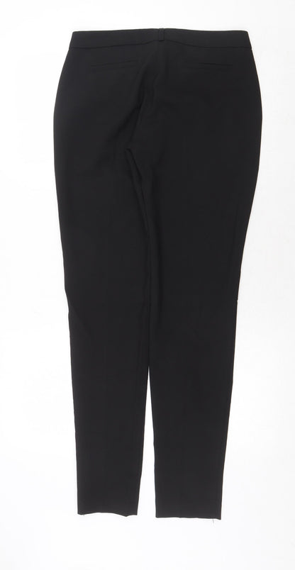 Womens UK Size 8 Select Regular Fit Capri Black Trousers