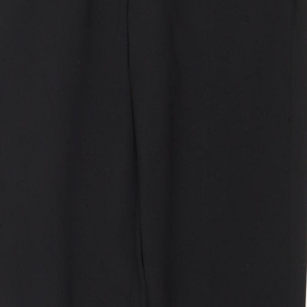 Womens UK Size 8 Select Regular Fit Capri Black Trousers