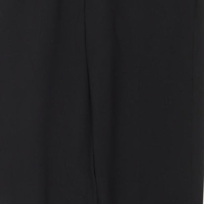 Womens UK Size 8 Select Regular Fit Capri Black Trousers