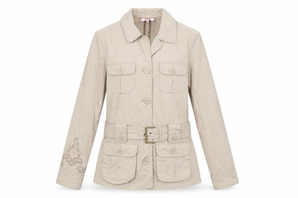 Womens UK Size 10 Debenhams Beige Jacket