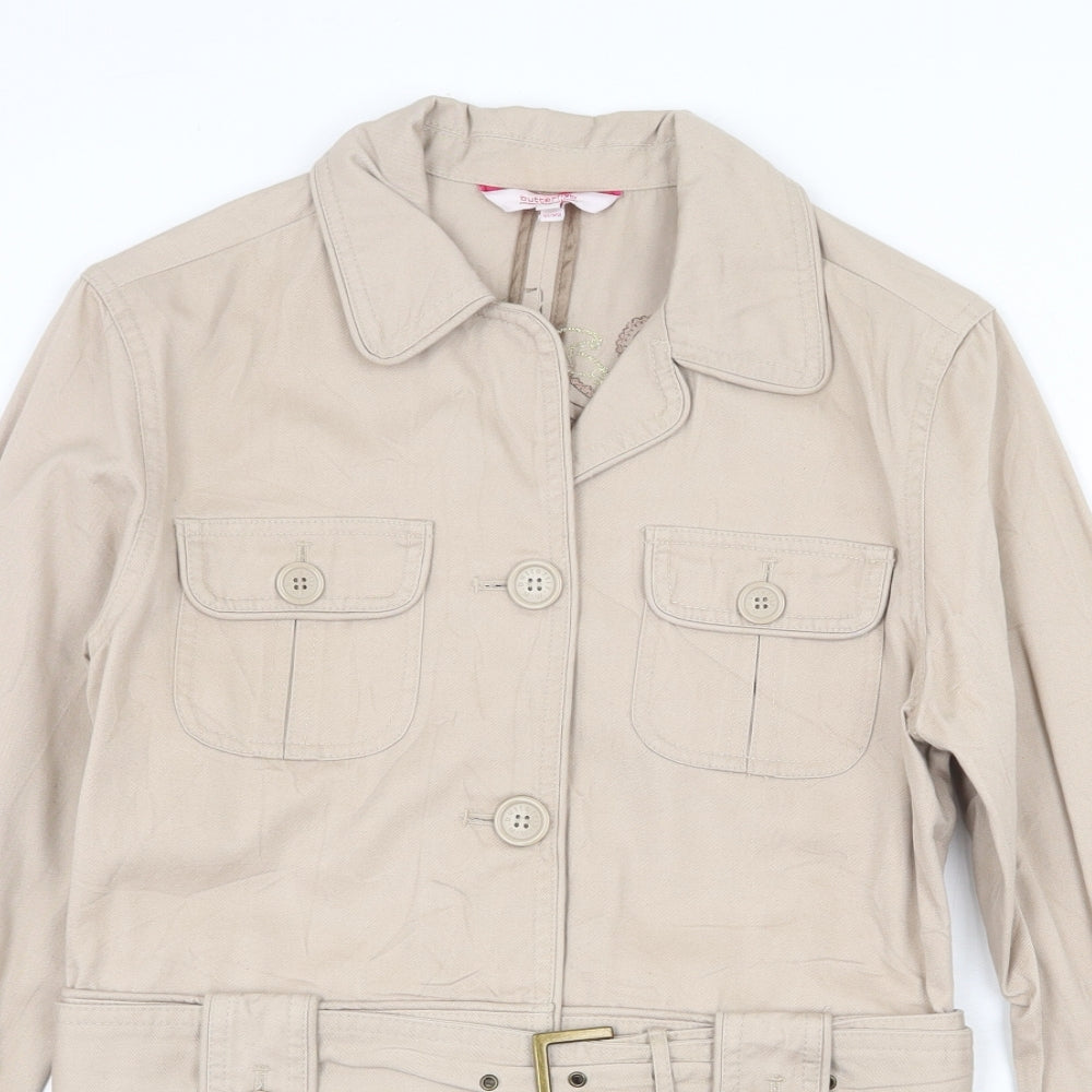 Womens UK Size 10 Debenhams Beige Jacket