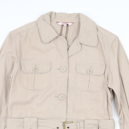 Womens UK Size 10 Debenhams Beige Jacket