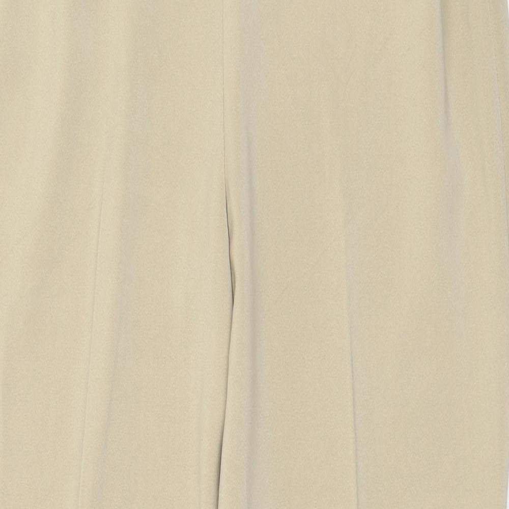 Womens UK Size 12 Artigiano Regular Fit  Beige Trousers