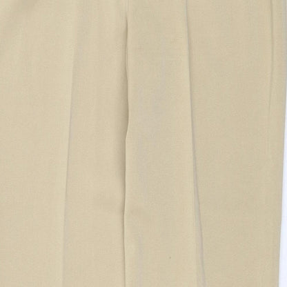 Womens UK Size 12 Artigiano Regular Fit  Beige Trousers