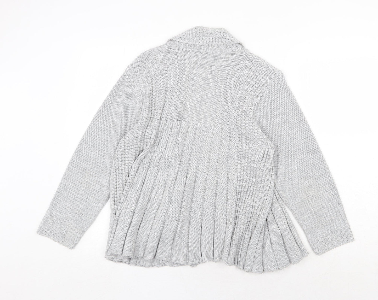 Womens UK Size M Alexara Grey Cardigan Jumper