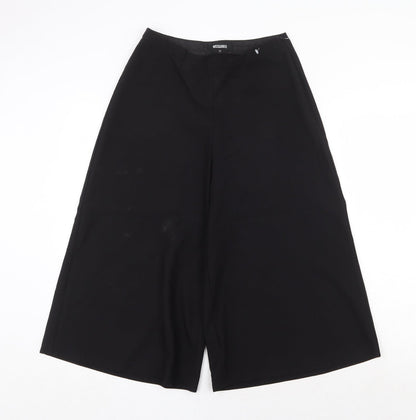 Womens UK Size 10 Missguided Regular Fit  Black Trousers