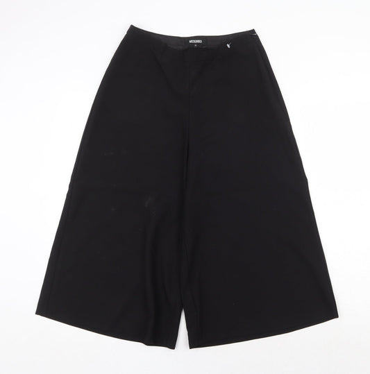 Womens UK Size 10 Missguided Regular Fit  Black Trousers