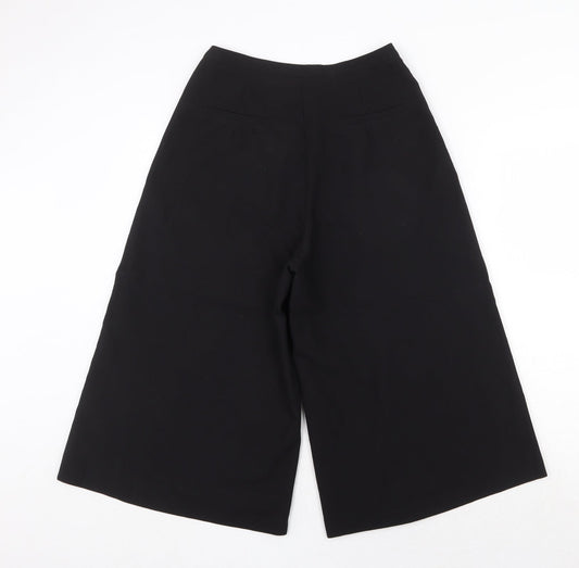 Womens UK Size 10 Missguided Regular Fit  Black Trousers
