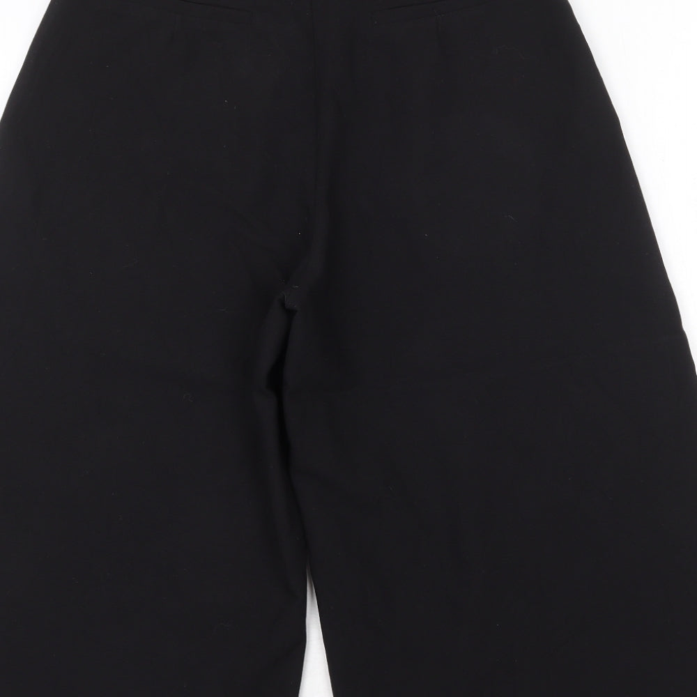 Womens UK Size 10 Missguided Regular Fit  Black Trousers