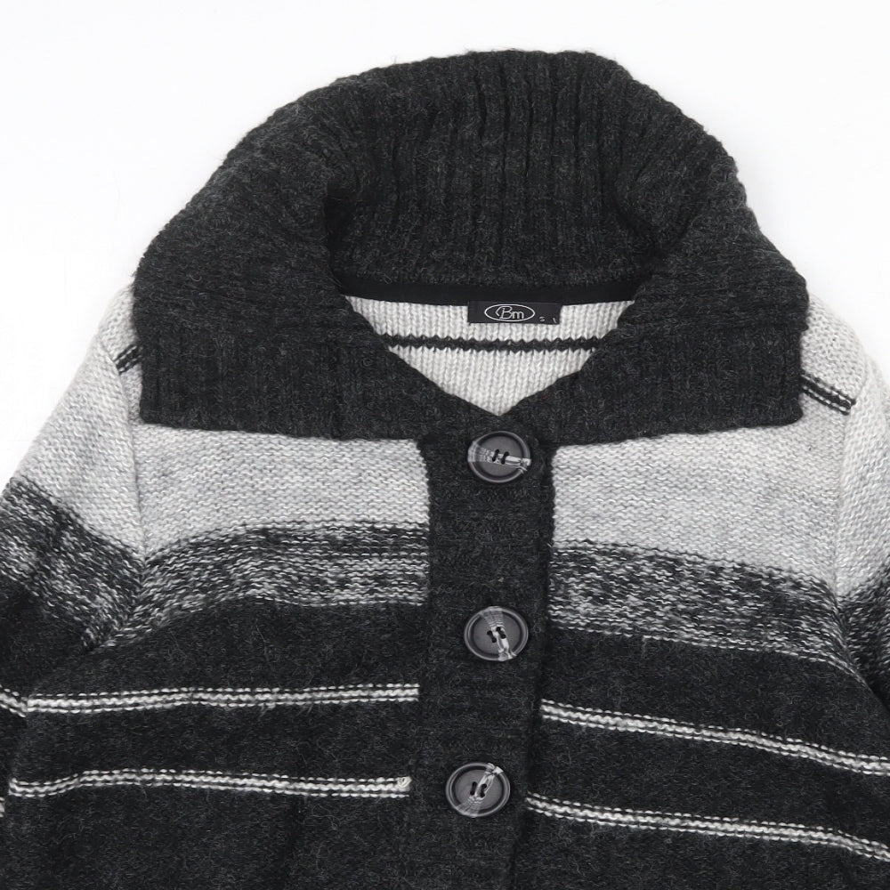 Womens UK Size S Bonmarché Grey Cardigan Jumper