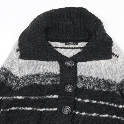Womens UK Size S Bonmarché Grey Cardigan Jumper