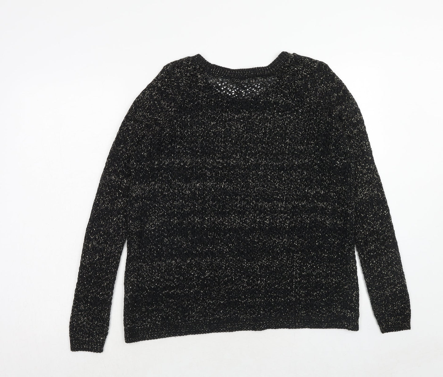 Womens UK Size 8 Internacionale Black Pullover Jumper