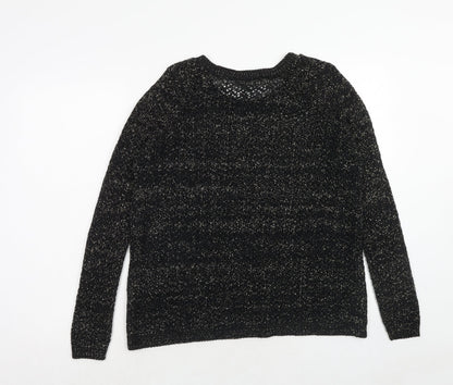 Womens UK Size 8 Internacionale Black Pullover Jumper