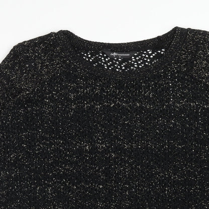 Womens UK Size 8 Internacionale Black Pullover Jumper