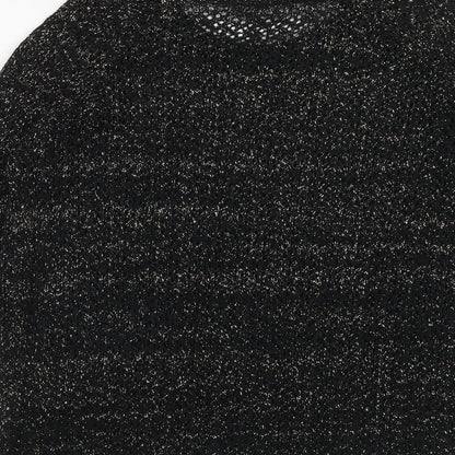 Womens UK Size 8 Internacionale Black Pullover Jumper