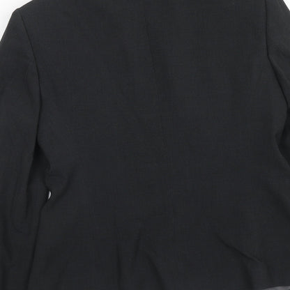 Marks and Spencer Womens Grey Polyester Jacket Blazer Size 10