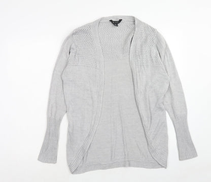 Womens UK Size 12 Miso Grey Cardigan Jumper